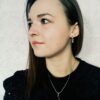 Wisiorek Srebrny z Zielonym Bursztynem - Podłużny