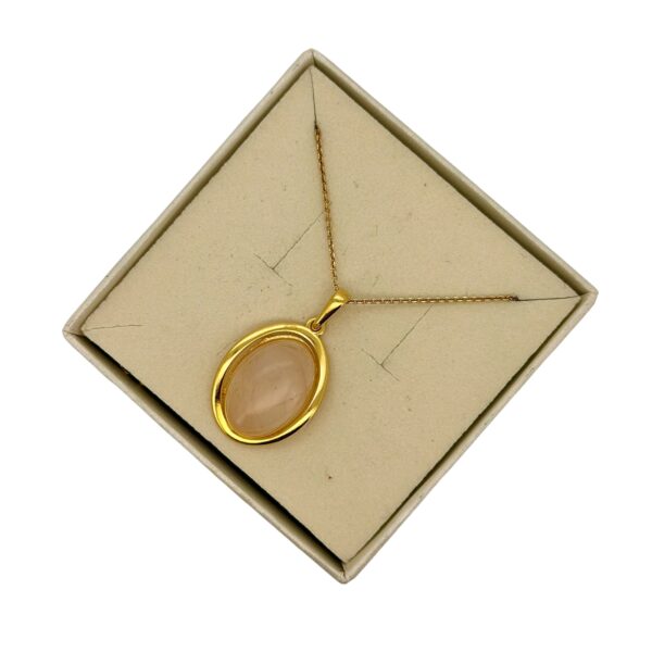 IMG_2330-Photoroom WISIOREK ZŁOTY Z KWARCEM RÓŻOWYM SREBRO POZŁACANE 925