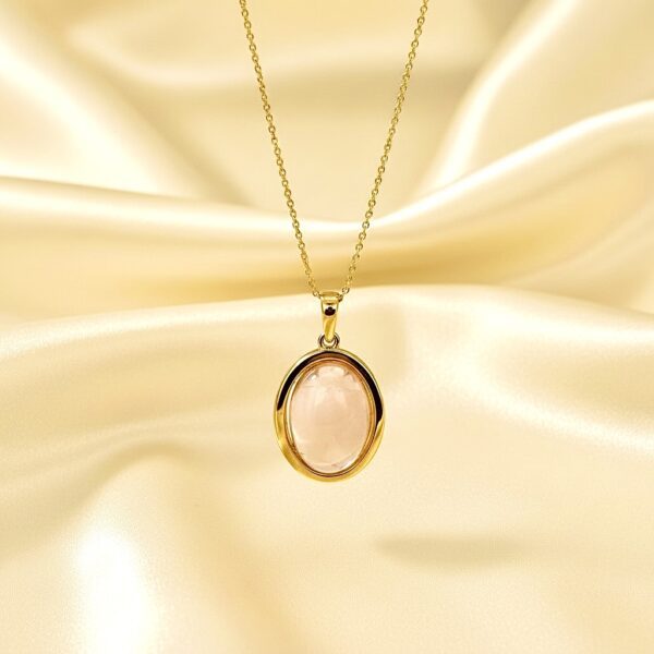 Photoroom_20260316_092531 WISIOREK ZŁOTY Z KWARCEM RÓŻOWYM SREBRO POZŁACANE 925