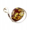 264f44cf948560b6434d8532241047ca.jpg Niepowtarzalny wisiorek srebrny z dużym zielonym bursztynem - unikat - Srebro 925