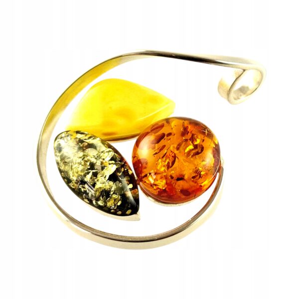 2a4b2a7fba0693d8cbbe7aa8a3091269.jpg Niepowtarzalny wisiorek srebrny z bursztynem - unikat - Srebro 925 - MIX Koniak Zielony Mleczny