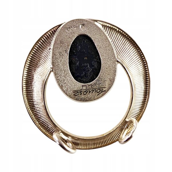 40473eeb945a73c65ec4445c844284f3.jpg Niepowtarzalny wisiorek srebrny z dużym zielonym bursztynem - unikat - Srebro 925