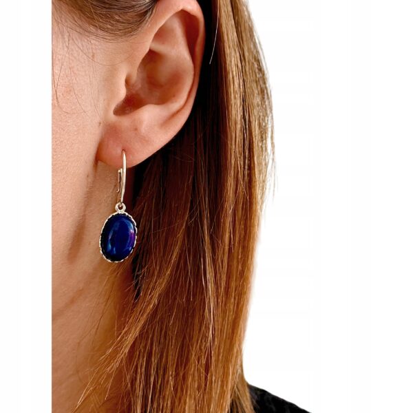 953b560b9ed4174d9828a0836c74249a.jpg KOLCZYKI SREBRNE z LAPISEM DELIKATNE PIĘKNE WISZĄCE ZAPIĘCIE ANGIELSKIE