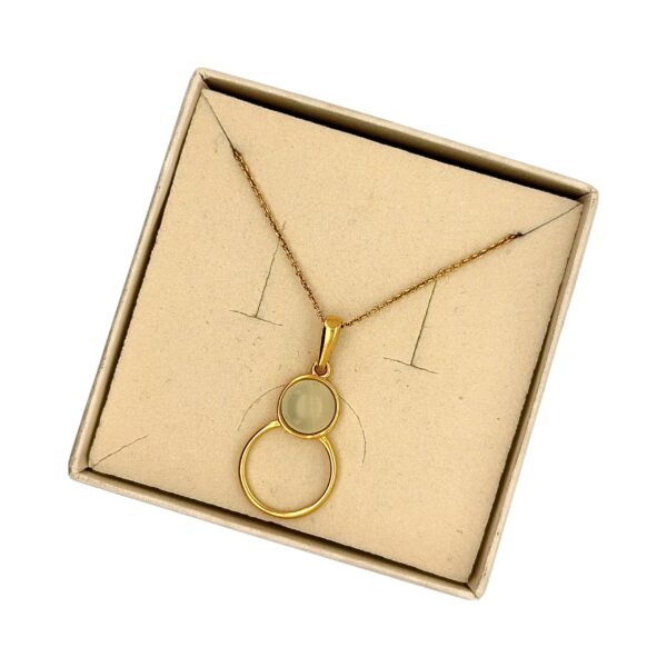 IMG_3252-Photoroom WISIOREK ZŁOTY z NATURALNYM AGATEM AQUA SREBRO POZŁACANE 925