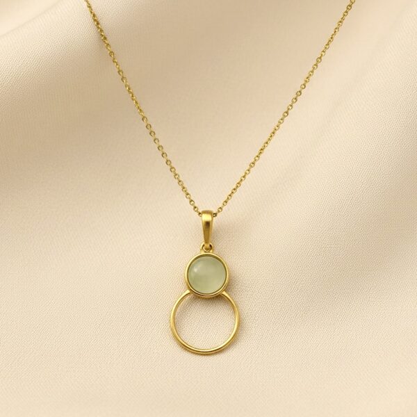 Photoroom_20260322_141822 WISIOREK ZŁOTY z NATURALNYM AGATEM AQUA SREBRO POZŁACANE 925