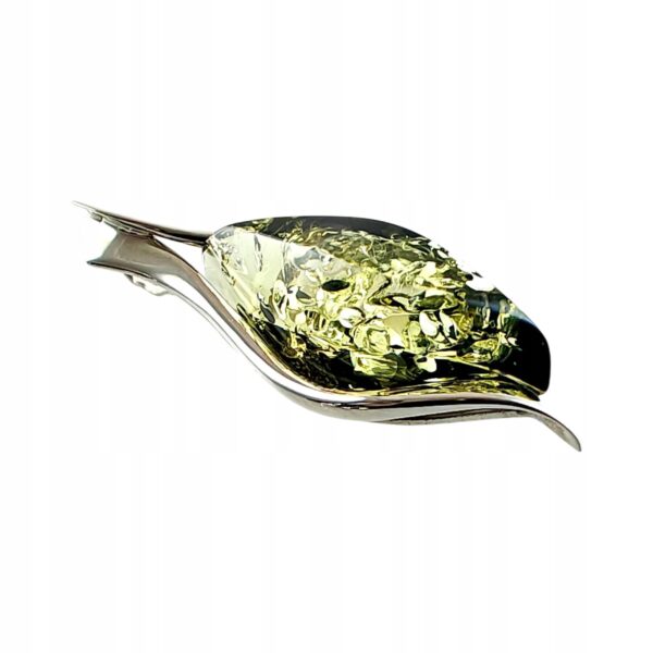 b0767caa0a2fb03737d894e04582c8c9.jpg Niepowtarzalny wisiorek srebrny z dużym zielonym bursztynem - unikat - Srebro 925