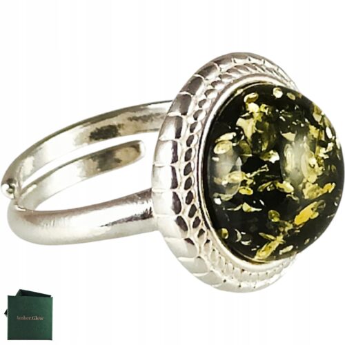 02c021b60bd9675c65b54851f9679f08.jpg Pierścionek srebrny z bursztynem - okrągły