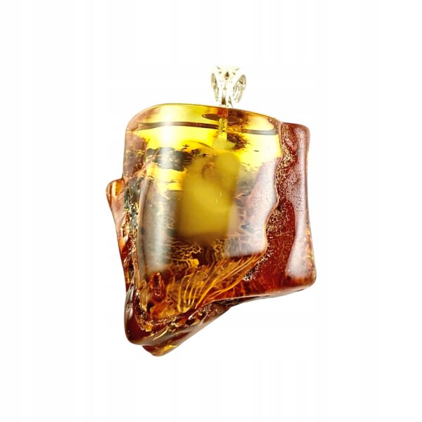 07dd31caf61bcbfdda0a33e23a692fb8.jpg WISIOREK SREBRNY z CERTYFIKOWANYM Bursztynem PIĘKNY NATURALNY Srebro 925