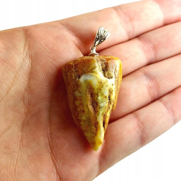 208909c0f964f84746b1ed1bbbbdc960.jpg WISIOREK SREBRNY z CERTYFIKOWANYM Bursztynem PIĘKNY NATURALNY Srebro 925