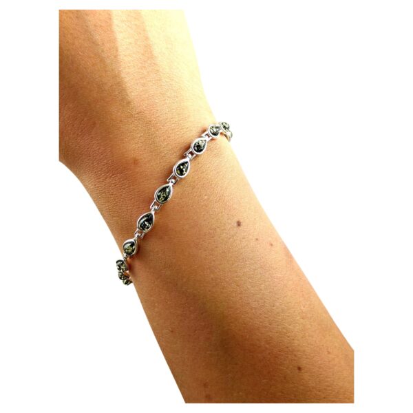 368ed98c75c36a5380b526d05b5b7530.jpg SREBRNA BRANSOLETKA z CERTYFIKOWANYM Bursztynem DELIKATNA PIĘKNA ŚLICZNA