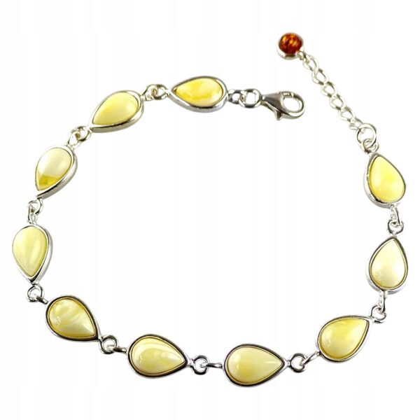 3c174573e50ee0fd084d1c2fd12e67a5.jpg SREBRNA BRANSOLETKA z CERTYFIKOWANYM Bursztynem PIĘKNA DELIKATNA SREBRO 925