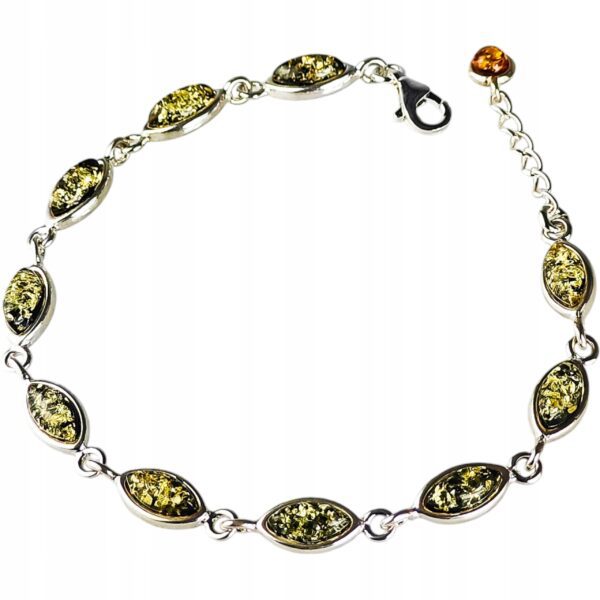 61a99625b0be0589474820c8d19cfc99.jpg SREBRNA BRANSOLETKA z CERTYFIKOWANYM Bursztynem DELIKATNA PIĘKNA ŚLICZNA