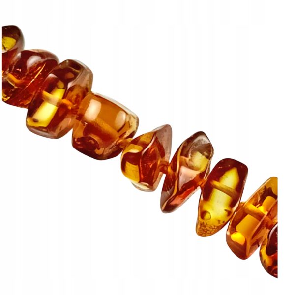 NASZYJNIK z CERTYFIKOWANYM BURSZTYNEM Ręcznie Wykonany ŚLICZNY PIĘKNY