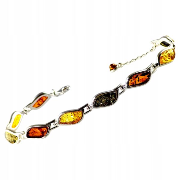 798114edaca02c135436edf7875b891b.jpg SREBRNA BRANSOLETKA z CERTYFIKOWANYM Bursztynem DELIKATNA PIĘKNA ELEGANCKA