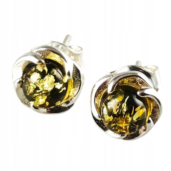 82d46ad0bf8aad8428df6f0c8aebf2fb.jpg Kolczyki srebrne z bursztynem