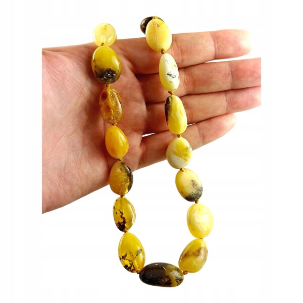 9420f3001cec612d51bb7e00bdec2a39.jpg NASZYJNIK z CERTYFIKOWANYM BURSZTYNEM Ręcznie Wykonany ŚLICZNY PIĘKNY