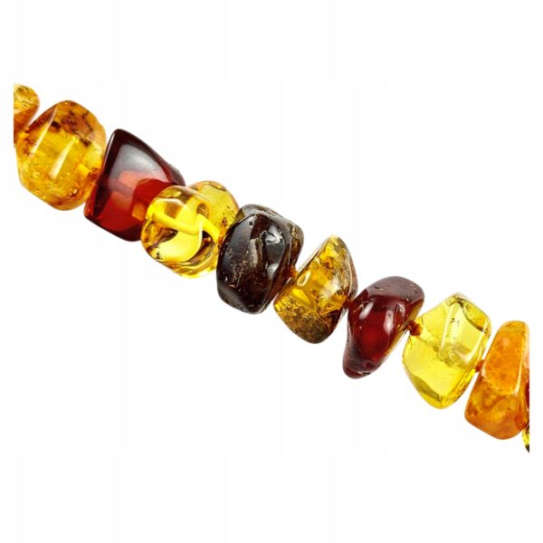 NASZYJNIK z CERTYFIKOWANYM BURSZTYNEM Ręcznie Wykonany ŚLICZNY PIĘKNY