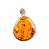 14ebf4eb01862af0c21e76007fd8dc22.jpg WISIOREK SREBRNY z CERTYFIKOWANYM Bursztynem NIEPOWTARZALNY SREBRO 925