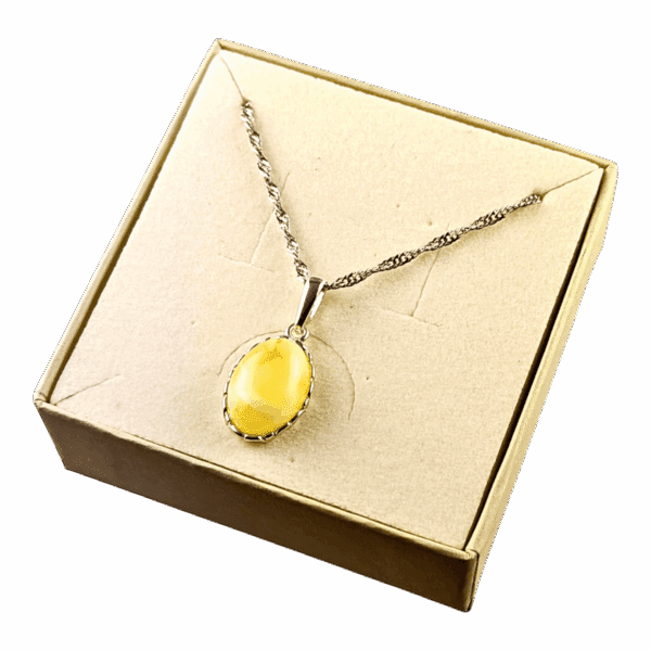 WISIOREK SREBRNY Z CERTYFIKOWANYM BURSZTYNEM ŚLICZNA DELIKATNA SREBRO 925