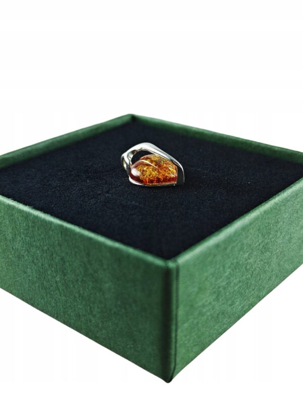 86ed0c36c76f0741846b1fdd2fb6cd7a.jpg Wisiorek Serce srebrny z bursztynem Bałtyckim SERCE SREBRO 925