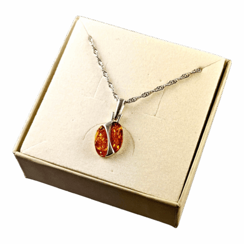 DELIKATNY  WISIOREK SREBRNY Z BURSZTYNEM bałtyckim SREBRO 925
