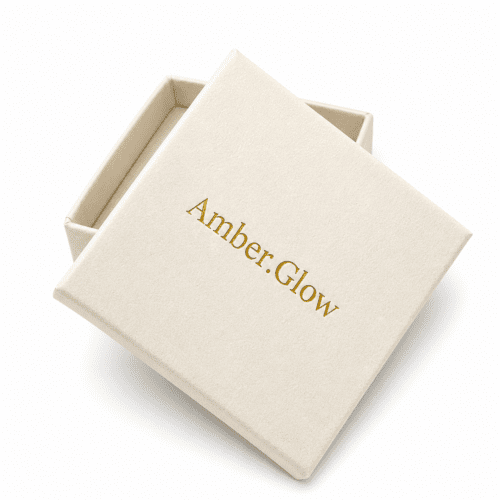 Eleganckie pudełko prezentowe do biżuterii Amber Glow