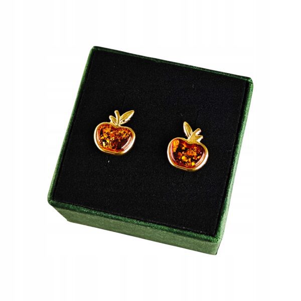 bc403e64e4570f31a5e6b88f1055cd30.jpg Złote kolczyki jabłuszka