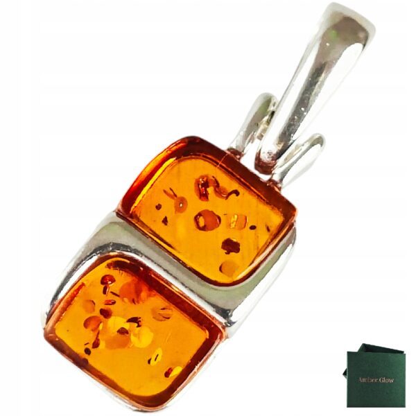 d91b0516feb19864fb3b5d28124b87a3.jpg WISIOREK SREBRNY Z BURSZTYNEM bałtyckim DELIKATNY SREBRO 925