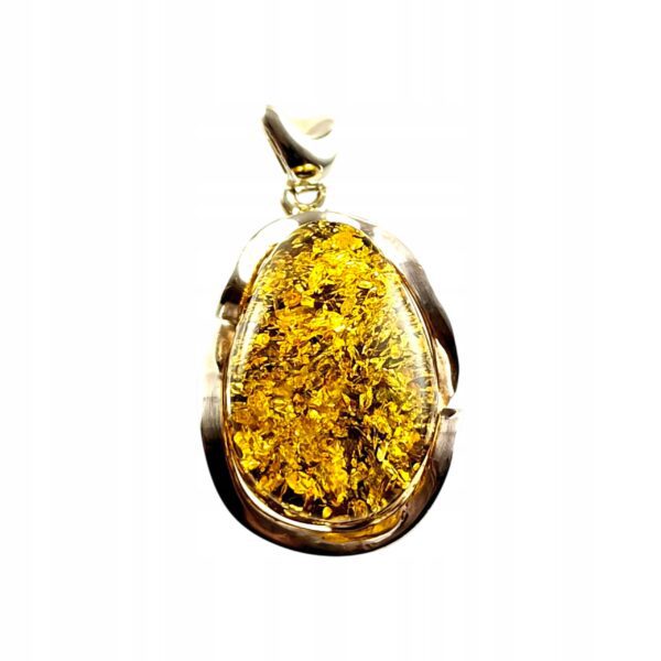 da319a2ff8e4d62a37d6ef9403ccc838.jpg WISIOREK SREBRNY z CERTYFIKOWANYM Bursztynem NIEPOWTARZALNY SREBRO 925