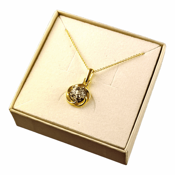 Wisiorek Srebrny z Bursztynem Bałtyckim Złoty Pozłacany Srebro