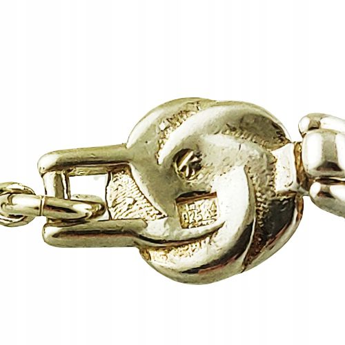 Bransoletka srebrna z koniakowym bursztynem