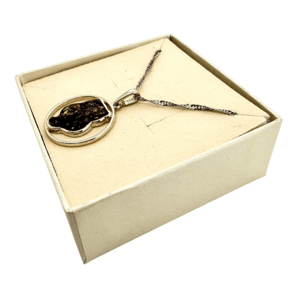 WISIOREK SREBRNY Z BURSZTYNEM KOT ZAWIESZKA DELIKATNY KOTEK Srebro 925