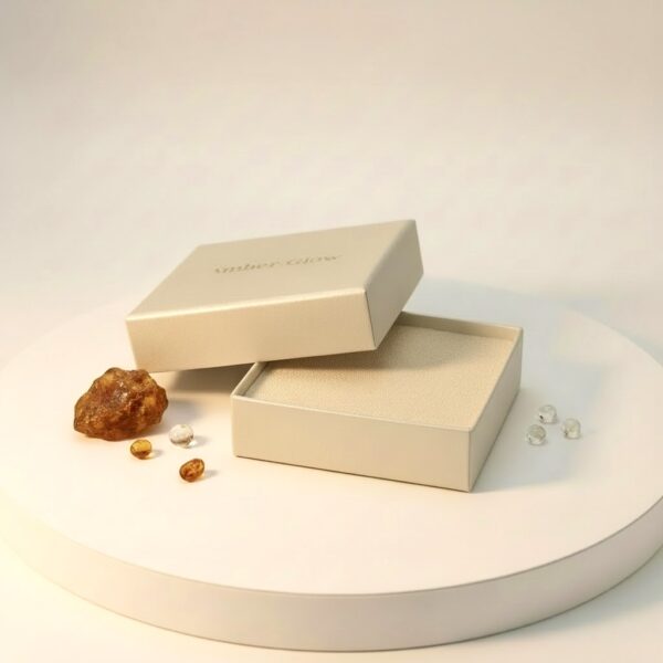 Photoroom_20260208_120553 Serce SERDUSZKO Wisiorek Z CERTYFIKOWANEGO bursztynu pozłacane Srebro 925