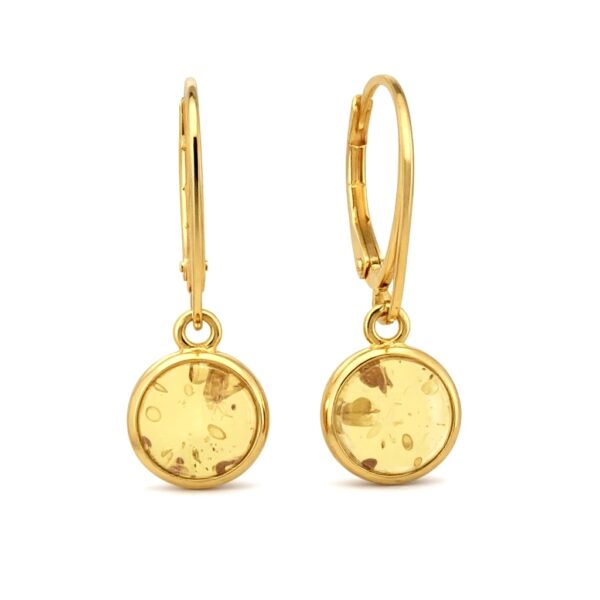 Photoroom_20260329_102833 KOLCZYKI SREBRNE Z CERTYFIKOWANYM BURSZTYNEM SREBRO POZŁACANE 925 BIGIEL ANGIELSKI